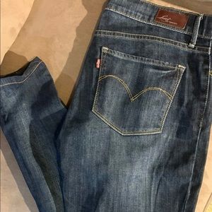 Levis 27 inches jeans dark